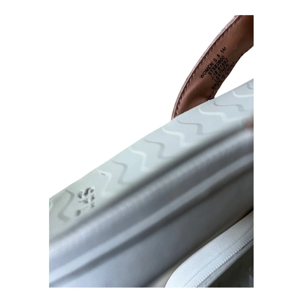 Sperry Top-Sider Waveside Brown Leather Women's Flip Flop Size 8.5M - Picture 5 of 6